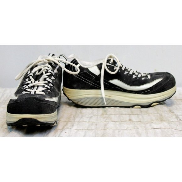 Sketchers Shape up Sneakers Shoes Women Sz 9 Black/White Comfort Fitness - Picture 8 of 11